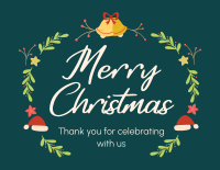 Fun Christmas Thank You Card Design