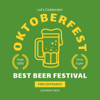 Best Oktoberfest  Instagram Post Design