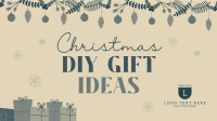 DIY Christmas Gifts Facebook Event Cover Design