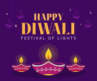 Diwali Event Facebook Post Design