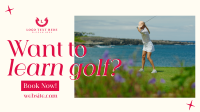 Sophisticated Golf Tournament Animation Design