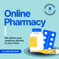 Online Pharmacy Linkedin Post Design