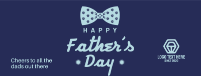 Father's Day Bow Facebook cover Image Preview
