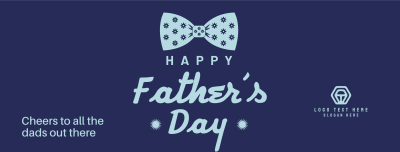 Father's Day Bow Facebook cover Image Preview