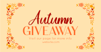 Autumn Giveaway Post Facebook Ad Design