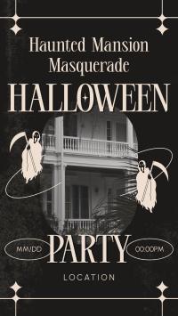 Modern Halloween Party Instagram Reel Image Preview