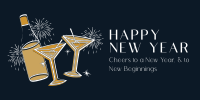 New Year Toast Twitter post Image Preview