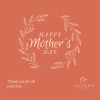 Floral Mother's Day Linkedin Post Design