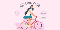 Bike Club Illustration Twitter Post Image Preview