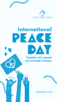 United for Peace Day TikTok Video Design