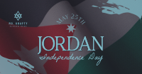 Jordan Independence Flag  Facebook Ad Image Preview