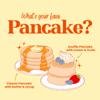 Classic and Souffle Pancakes Instagram post Image Preview