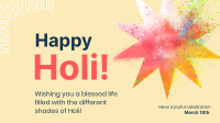 Holi Star Facebook Event Cover Image Preview