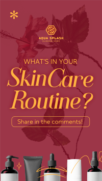 Beauty Skincare Engagement TikTok Video Image Preview