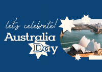 Australia National Day Postcard Design