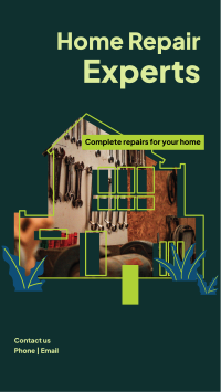 Home Repair experts Facebook Story Design