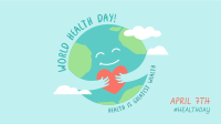 Health Day Earth Zoom Background Image Preview