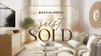 Minimalist Just Sold Real Estate Facebook Event Cover Preview