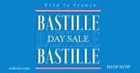 Happy Bastille Day Facebook Ad Design