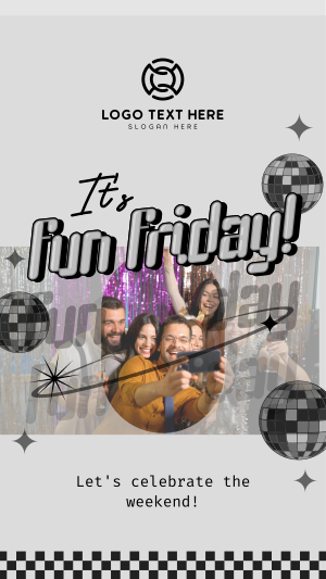 Fun Friday Party Instagram story Image Preview