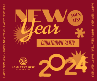 Countdown to New Year Facebook post Image Preview