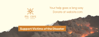 Fire Victims Donation Facebook Cover Image Preview