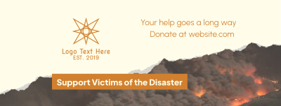 Fire Victims Donation Facebook cover Image Preview