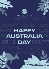 Australia Day Modern Poster Image Preview