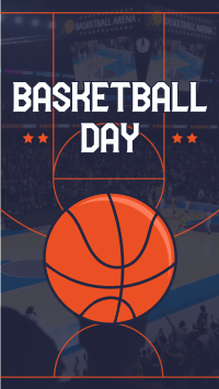 Sporty Basketball Day TikTok video Image Preview