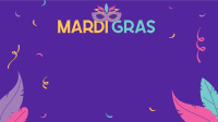 Mardi Gras Celebration Zoom background Image Preview