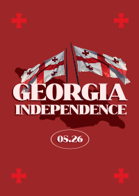 Georgia Independence Day Celebration Poster Image Preview