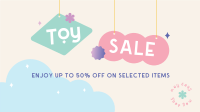 Cute Toys Sale Promo Facebook event cover Image Preview