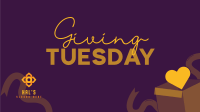 Giving Tuesday Donation Box Facebook event cover Image Preview