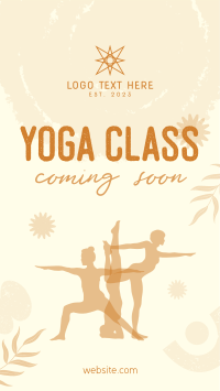 Yoga Class Coming Soon Facebook Story Design