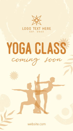 Yoga Class Coming Soon Facebook story Image Preview