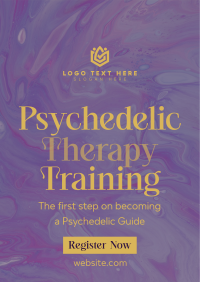 Psychedelic Therapy Training Poster Design