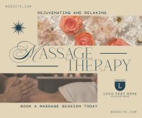 Sophisticated Massage Therapy Facebook post Image Preview