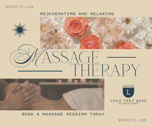 Sophisticated Massage Therapy Facebook post Image Preview