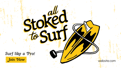 Stoked to Surf Facebook event cover Image Preview
