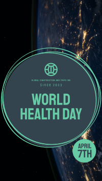 World Health Day Facebook story Image Preview