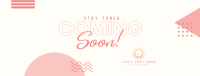 Geometric Coming Soon Facebook cover Image Preview