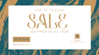 Abstract Sale Facebook Event Cover Design