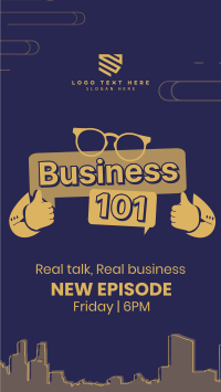 Business Podcast Facebook Story Design