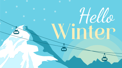 Winter Morning Facebook event cover Image Preview