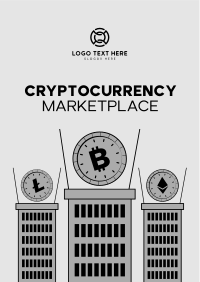 Cryptocurrency Market Flyer Design