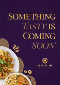 Tasty Food Coming Soon Flyer Design