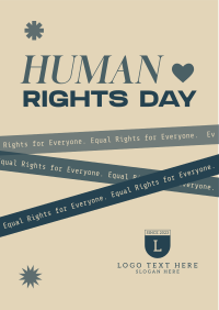 Unite Human Rights Flyer Design