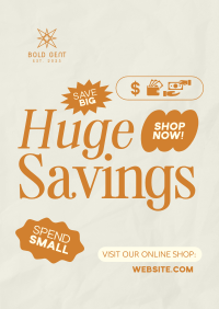 Huge Discount Promo Poster Image Preview