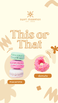 This or That Dessert YouTube Short Image Preview