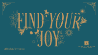 Celestial Find Joy Quote Animation Preview